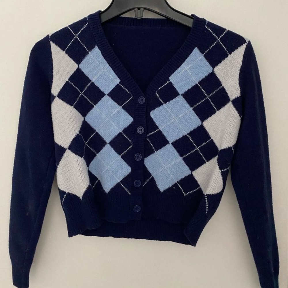 🦋checkers sweater